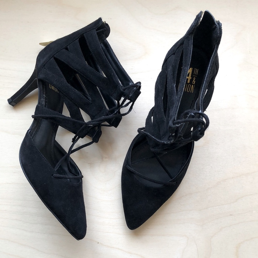 Lace up heels